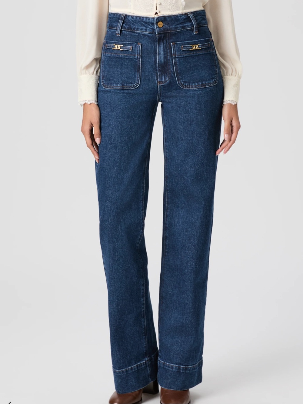 Paige Sasha Novelty 32” With Patch Pockets